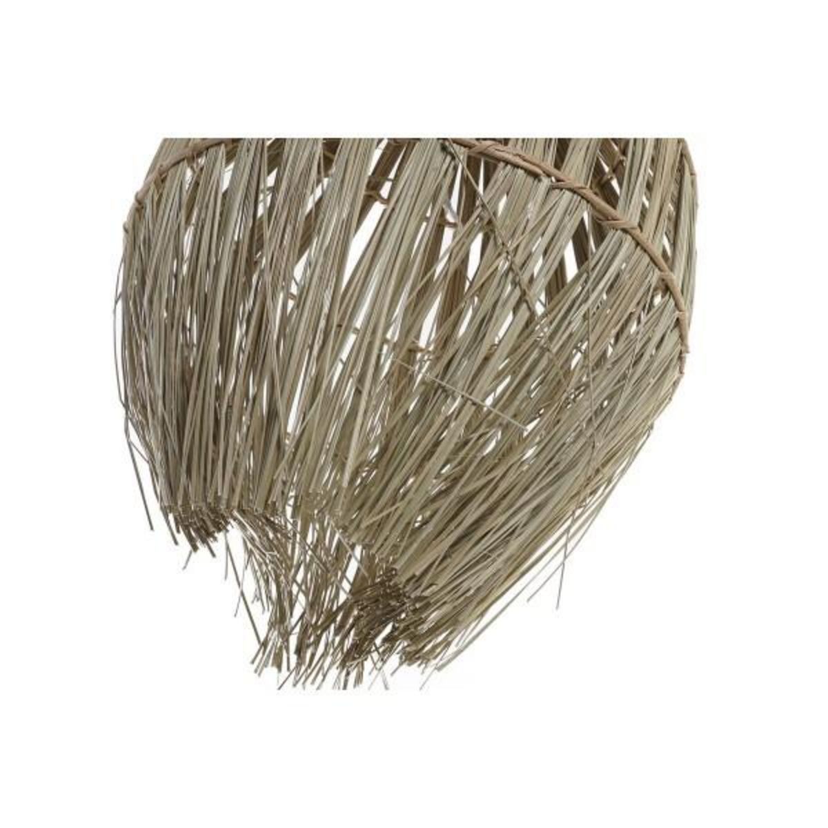 MARKET24 Écran de lampe DKD Home Decor Fibre naturelle (36 x 36 x 48 cm)