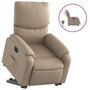 Voir la diapositive 2 : VIDAXL Fauteuil inclinable electrique cappuccino similicuir