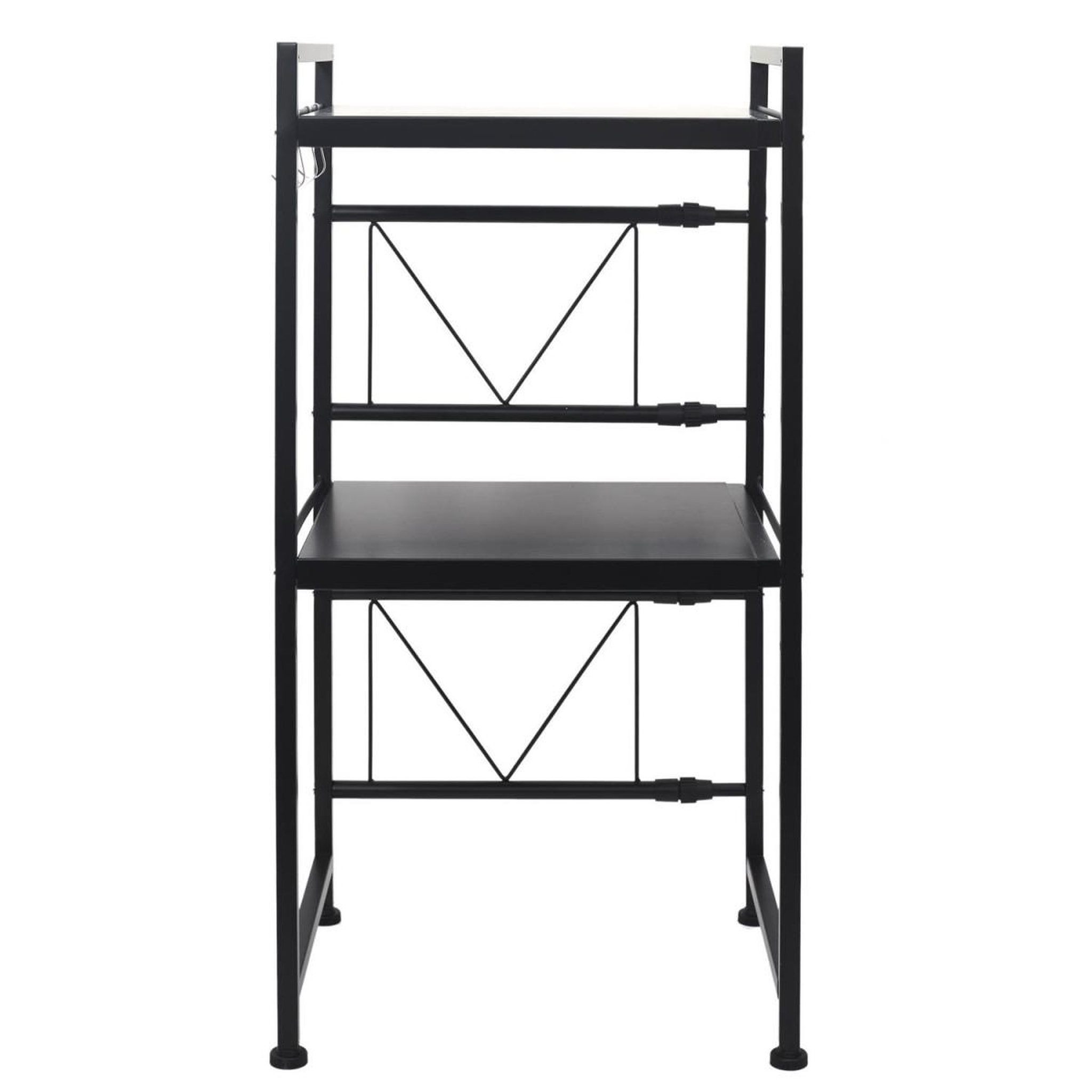 Voir la diapositive 2 : The Home Deco Factory Organisateur micro-ondes  modulable ii  40-60cm noir