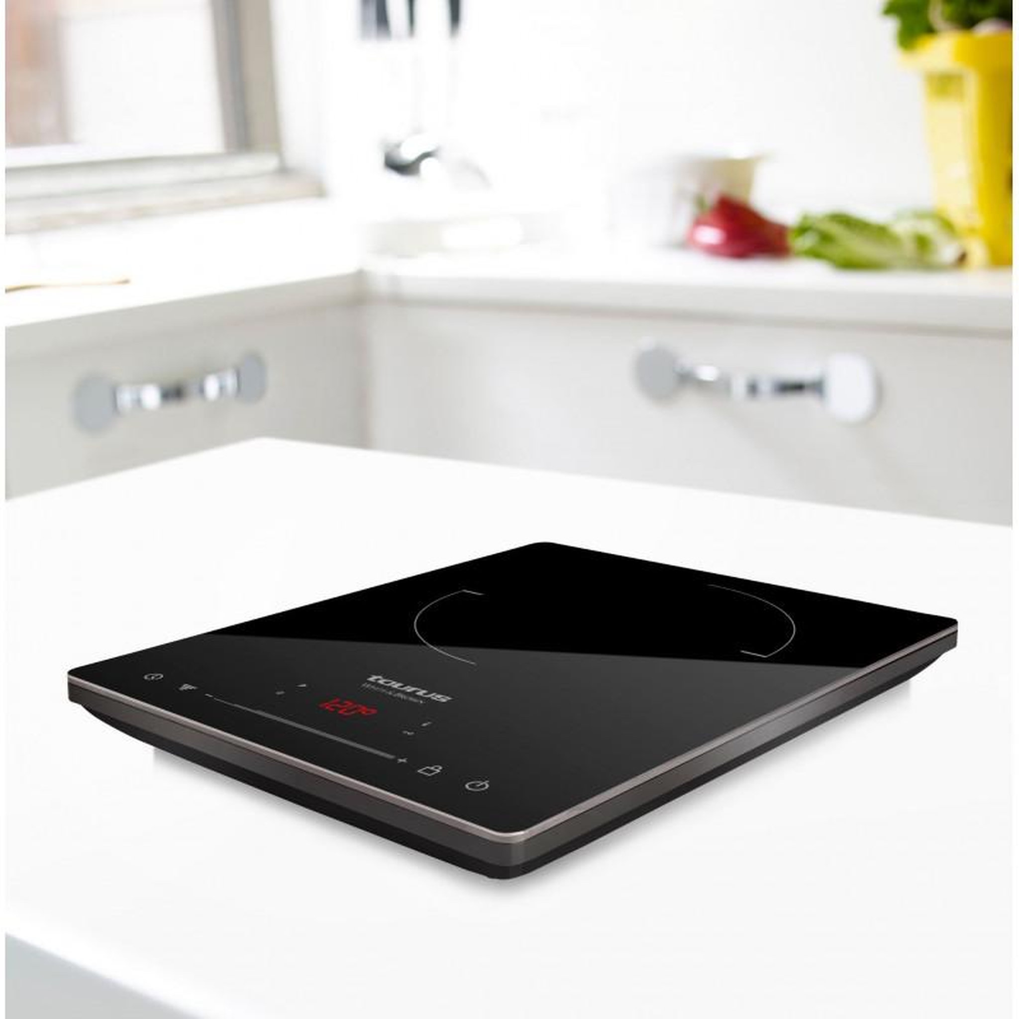 Voir la diapositive 2 : Taurus Table de cuisson à induction posable 2000w - DARKFIRE