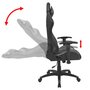 VIDAXL Chaise de bureau inclinable Cuir artificiel Gris