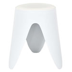 The Home Deco Factory Tabouret d'appoint empilable Emma - Blanc