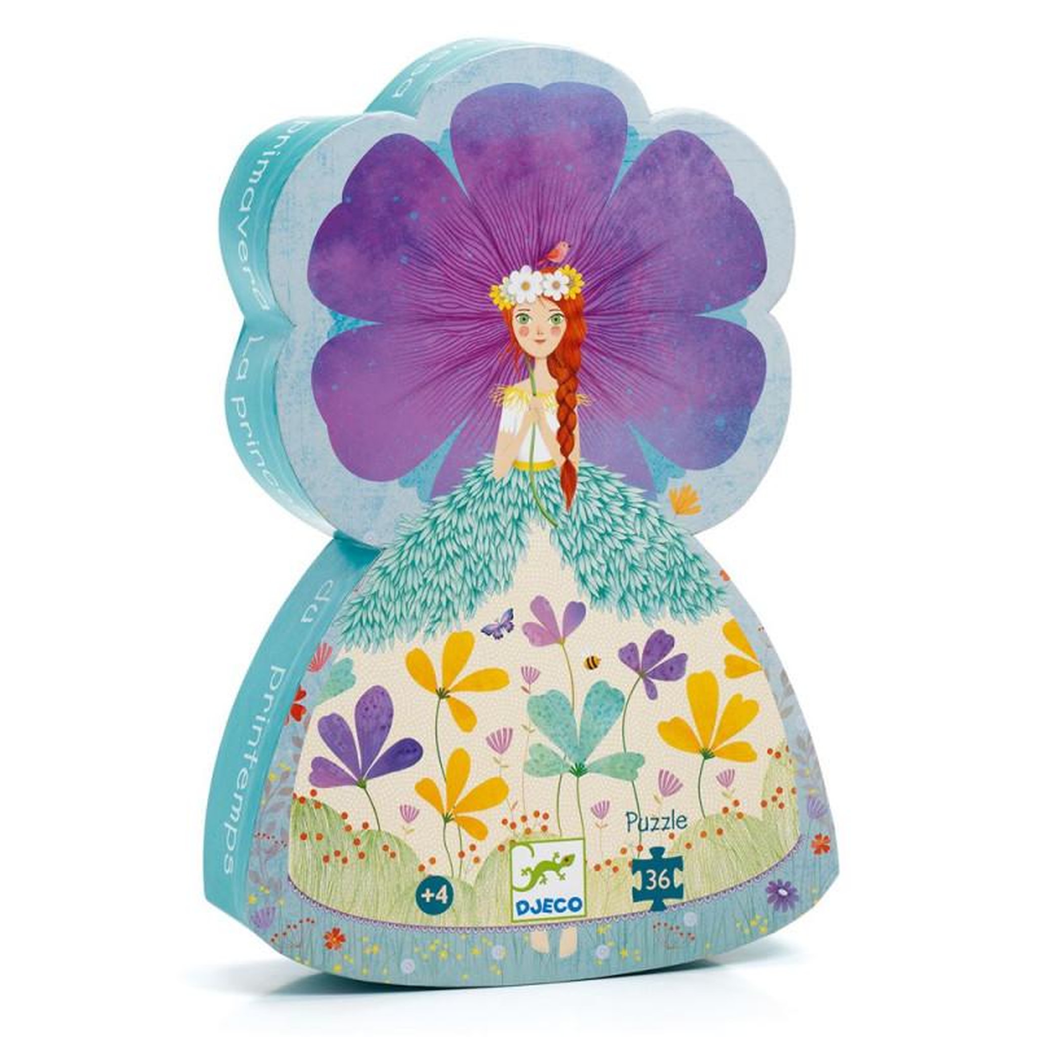 Djeco Puzzle enfant 36 pièces Princesses La Princesse du Printemps illustré – Djeco