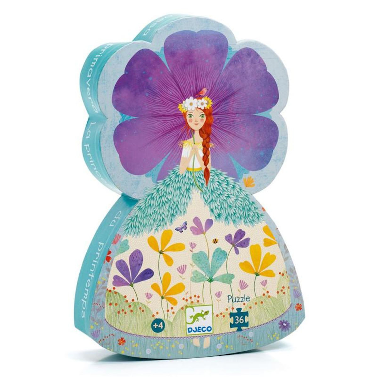 Djeco Puzzle enfant 36 pièces Princesses La Princesse du Printemps illustré – Djeco