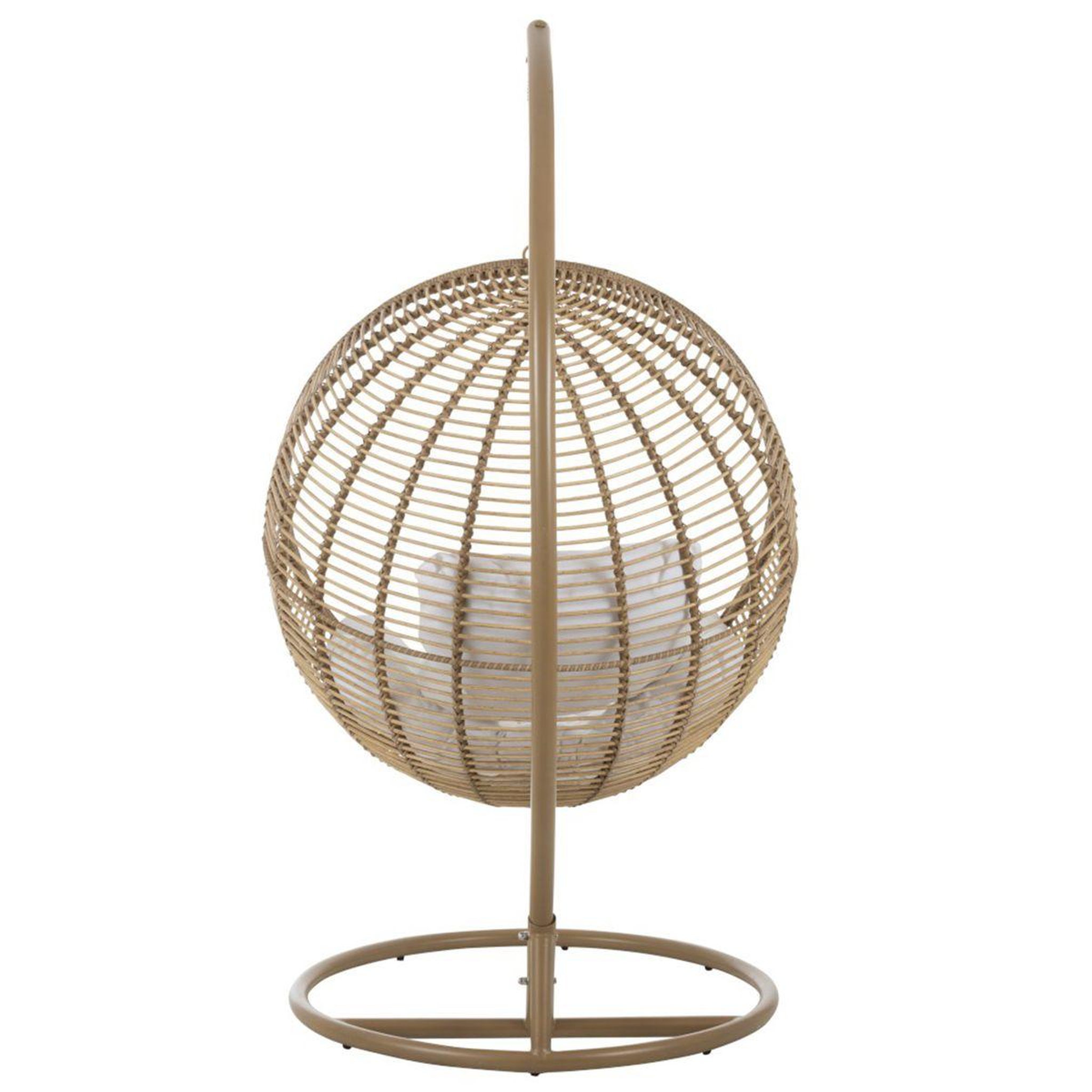 Voir la diapositive 3 : J-LINE Fauteuil suspendu rond  aciera  193cm naturel