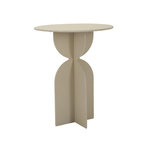 Paris Prix Table d'Appoint Design  Dune  58cm Crème