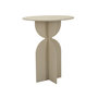 Voir la diapositive 1 : Paris Prix Table d'Appoint Design  Dune  58cm Crème