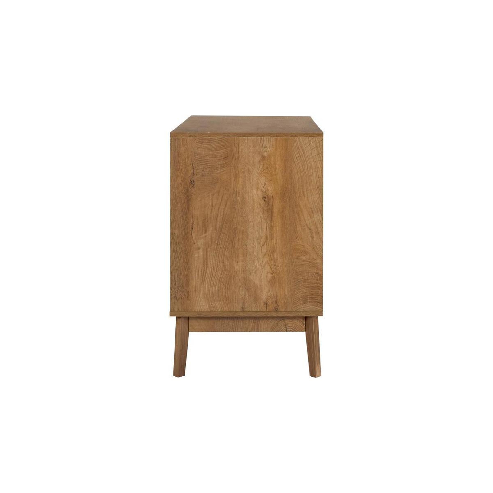 Voir la diapositive 4 : The Home Deco Factory Commode 3 Tiroirs  Forest  90cm Marron
