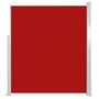 Voir la diapositive 2 : VIDAXL Auvent lateral retractable de patio 160x300 cm Rouge