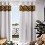 Voir la diapositive 2 : SOLEIL D'OCRE Rideau à oeillets en coton 135x250 cm MAYLINE, par Soleil d'Ocre