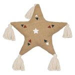 Atmosphera Kids Coussin Étoile Déco  Oasis  40x40cm Naturel