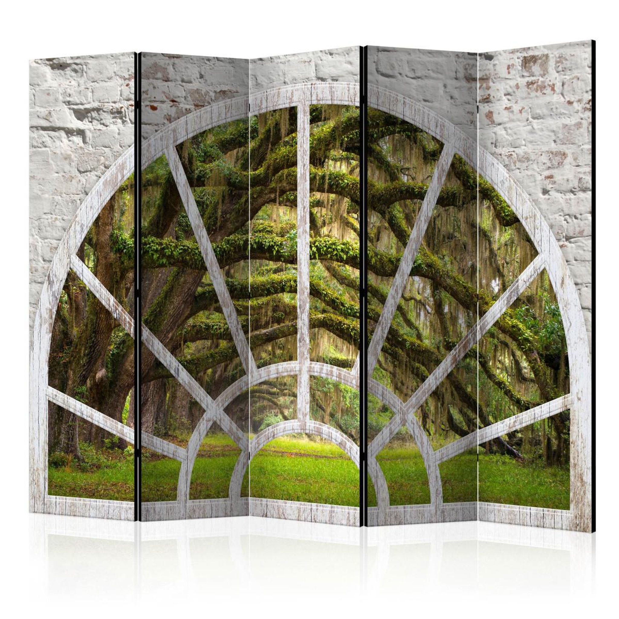 Paris Prix Paravent 5 volets  window to secret forest  172x225cm