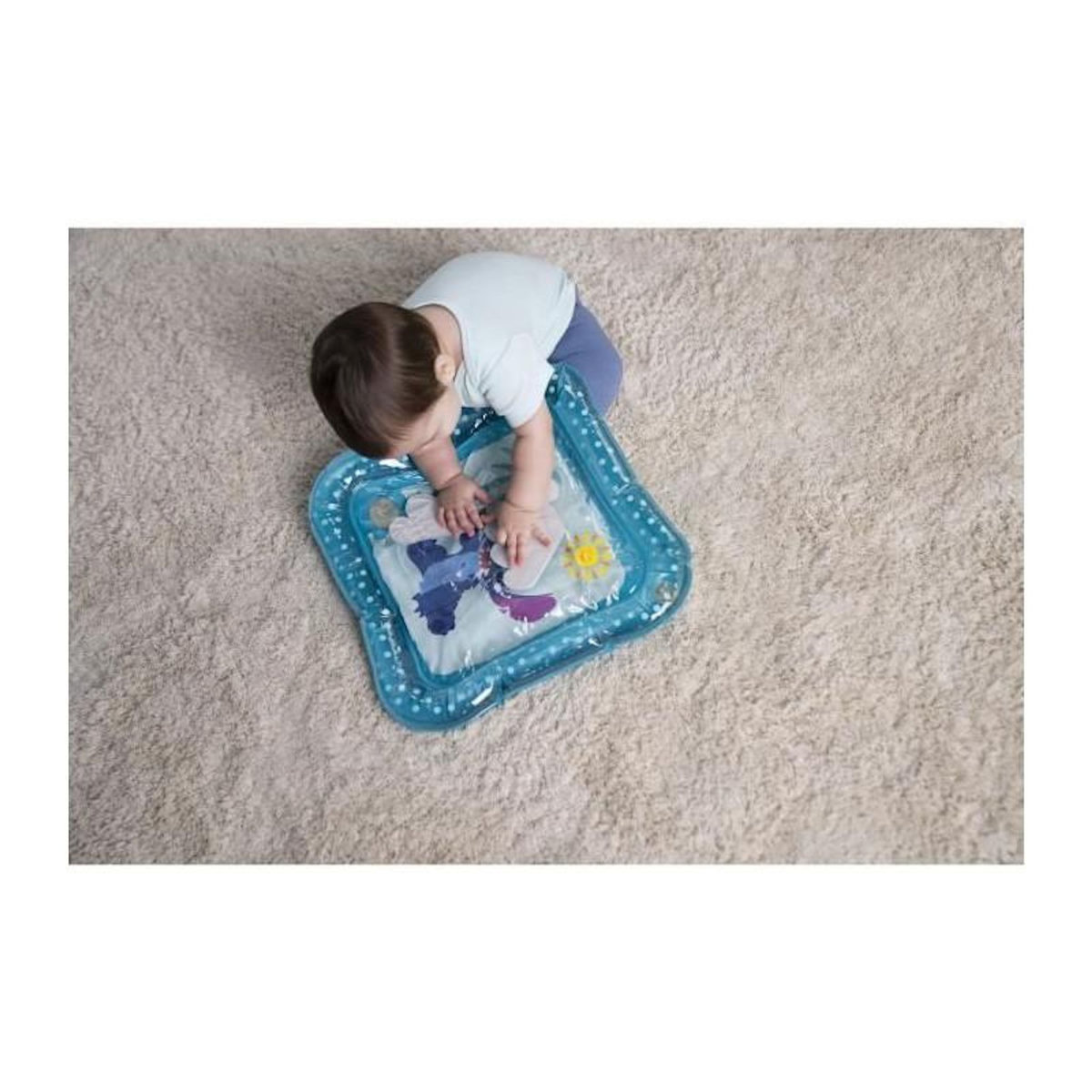 Bright Starts DISNEY BABY - STITCH - Tapis d'eau pour bébé, jeu sensoriel et d'éveil?, gonflable, facile a nettoyer, pliable, des la naissa