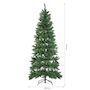 Voir la diapositive 3 : HOMCOM Sapin de Noël artificiel Ø 91 x 210H cm 865 branches épines imitation Nordmann grand réalisme vert