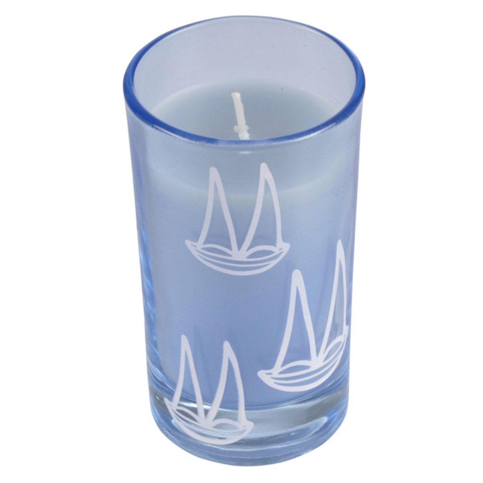 Douceur d'Intérieur Bougie parfumée  blue wave  10cm bleu clair