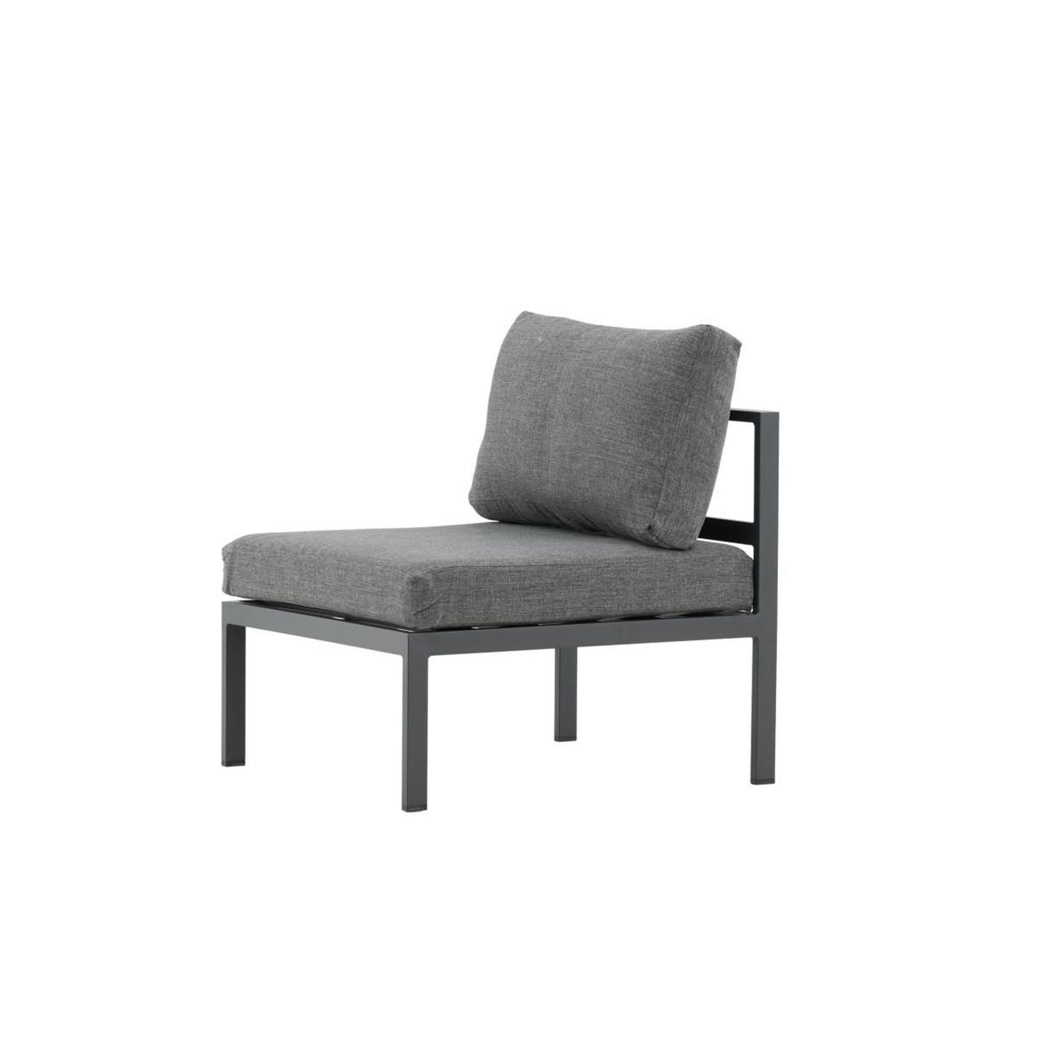 Voir la diapositive 4 : Paris Prix Module canapé de jardin  copacabana  74cm noir