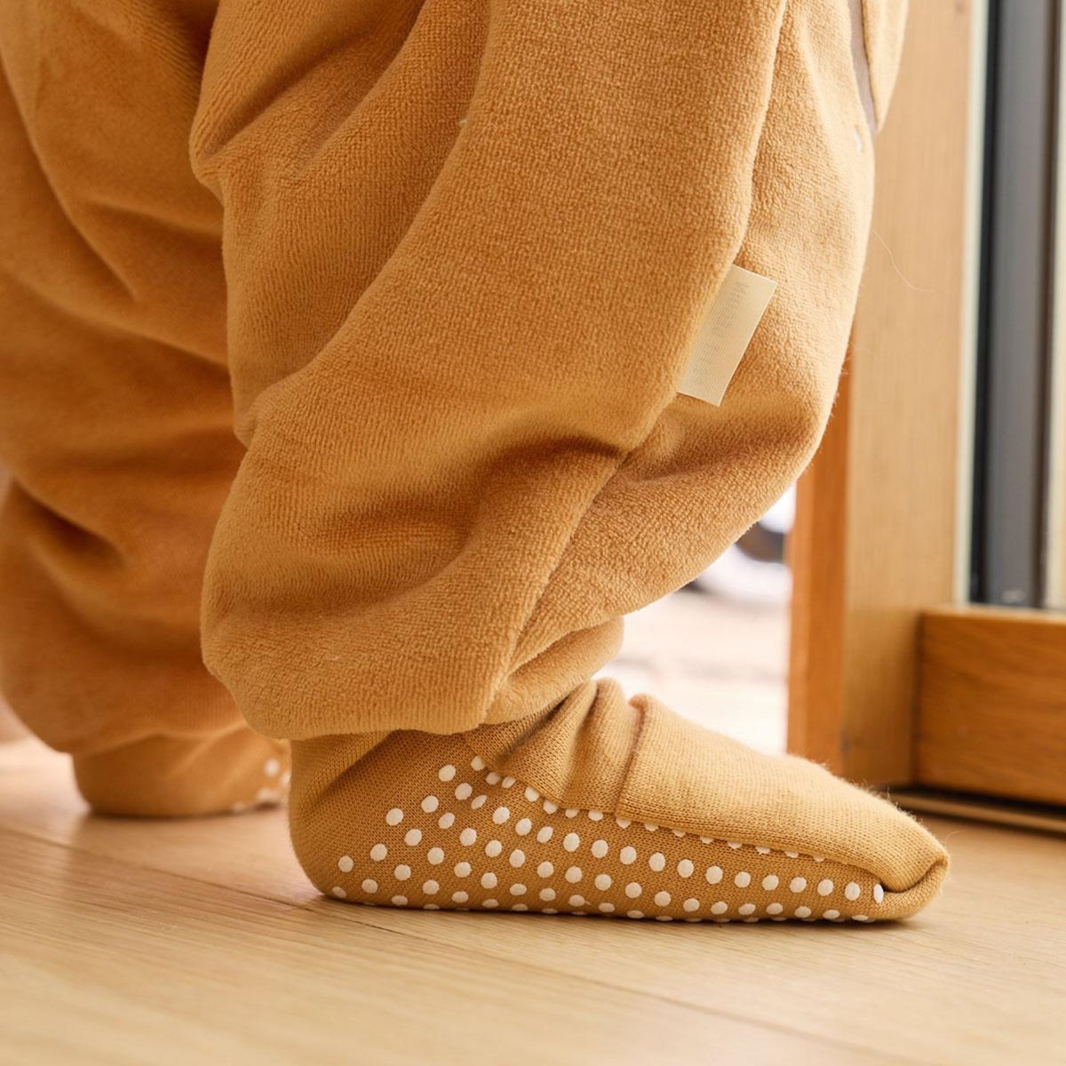 Petit Béguin Turbulette TOG 2 en velours avec pieds retroussables Charly