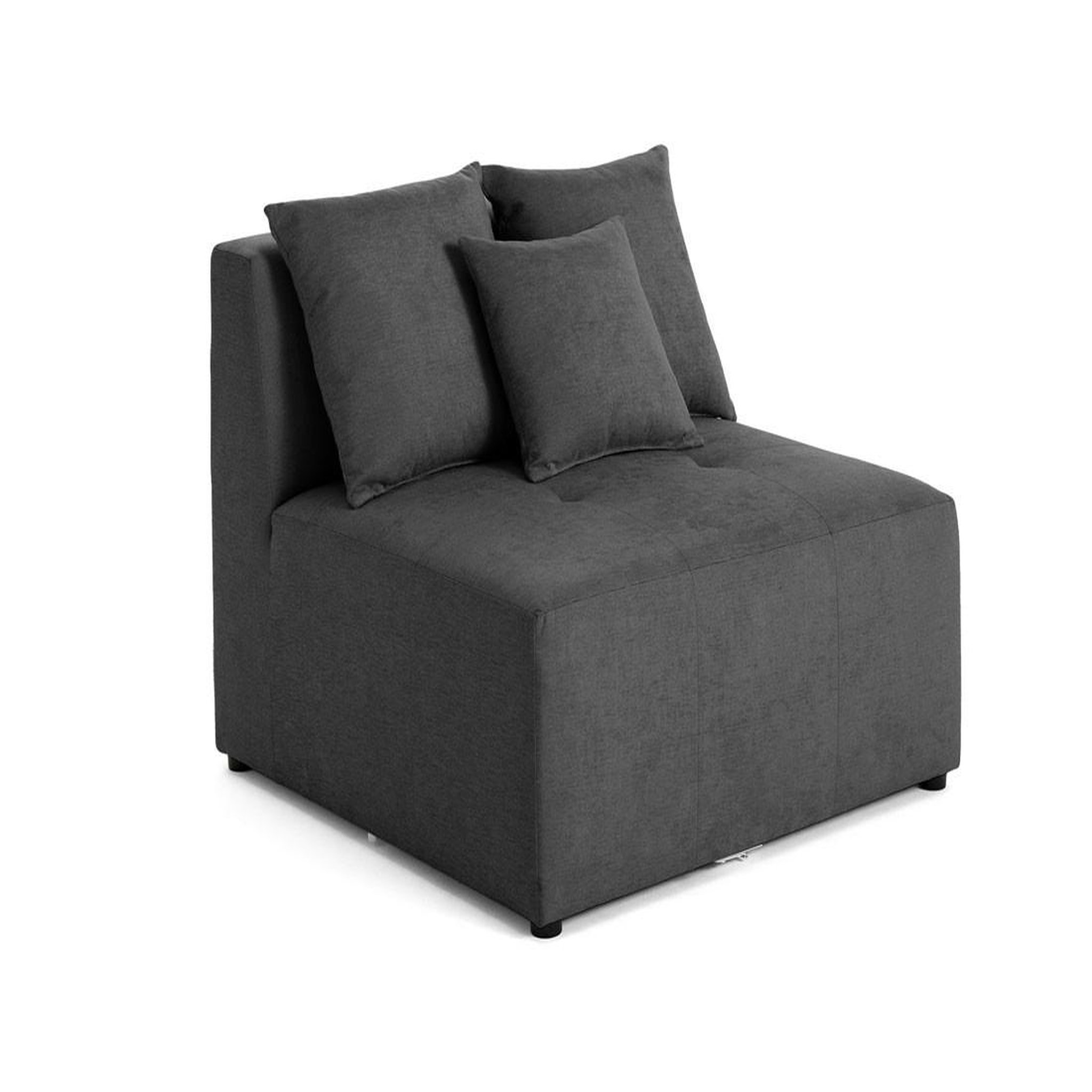 Voir la diapositive 1 : LISA DESIGN Amalfi - module d'assise sans accoudoirs - 1 place - en tissu