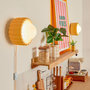 Voir la diapositive 5 : ATMOSPHERA Lampe Applique Design  Lotta  23cm Jaune