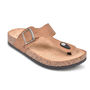 Voir la diapositive 1 : OZABI OZABI Sandales Tong Boucle Nubuck Métal Camel Argent Bronze