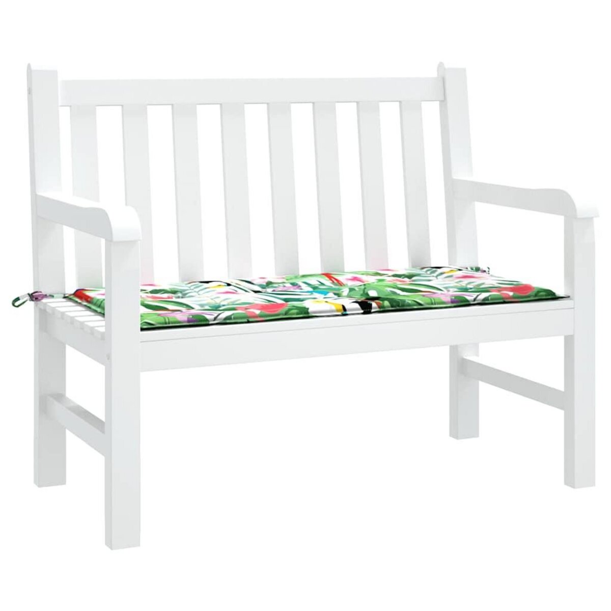VIDAXL Coussin de banc de jardin multicolore 100x50x3 cm tissu oxford