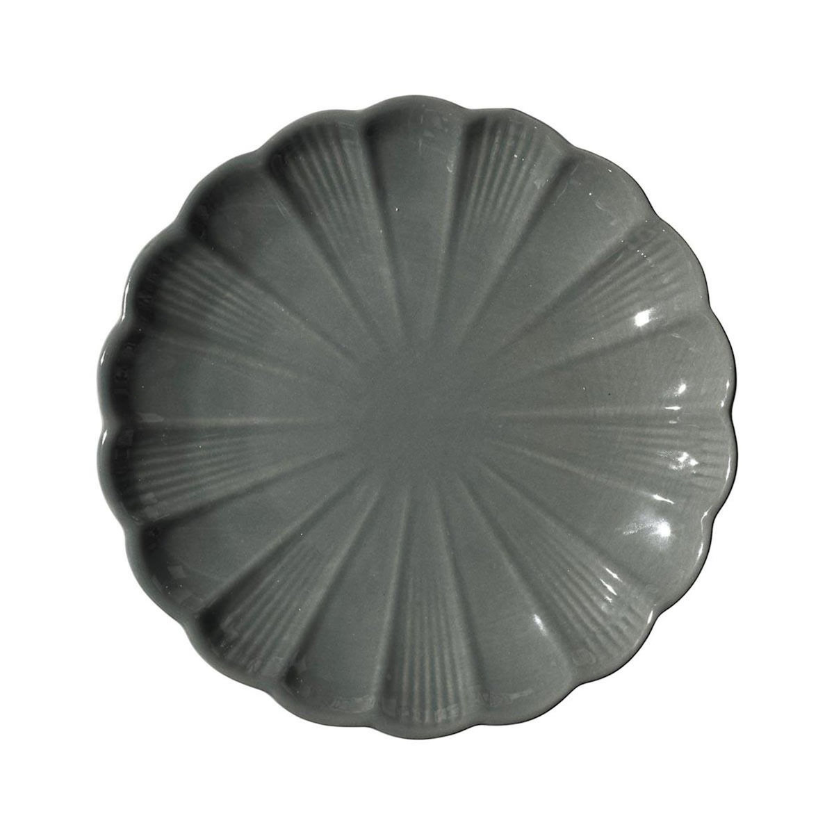 Paris Prix Lot de 6 Assiettes à Dessert  Calista  19cm Gris