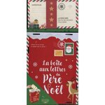 LA BOITE AUX LETTRES DU PERE NOEL. COFFRET AVEC 4 LETTRES AU PERE NOEL, LA BOITE AUX LETTRES DU PERE NOEL, 4 ENVELOPPES, UNE PLANCHE DE STICKERS ET UN PETIT LIVRE LA LEGENDE DES LUTINS RACONTEE AUX ENFANTS, Gauvin Fanny