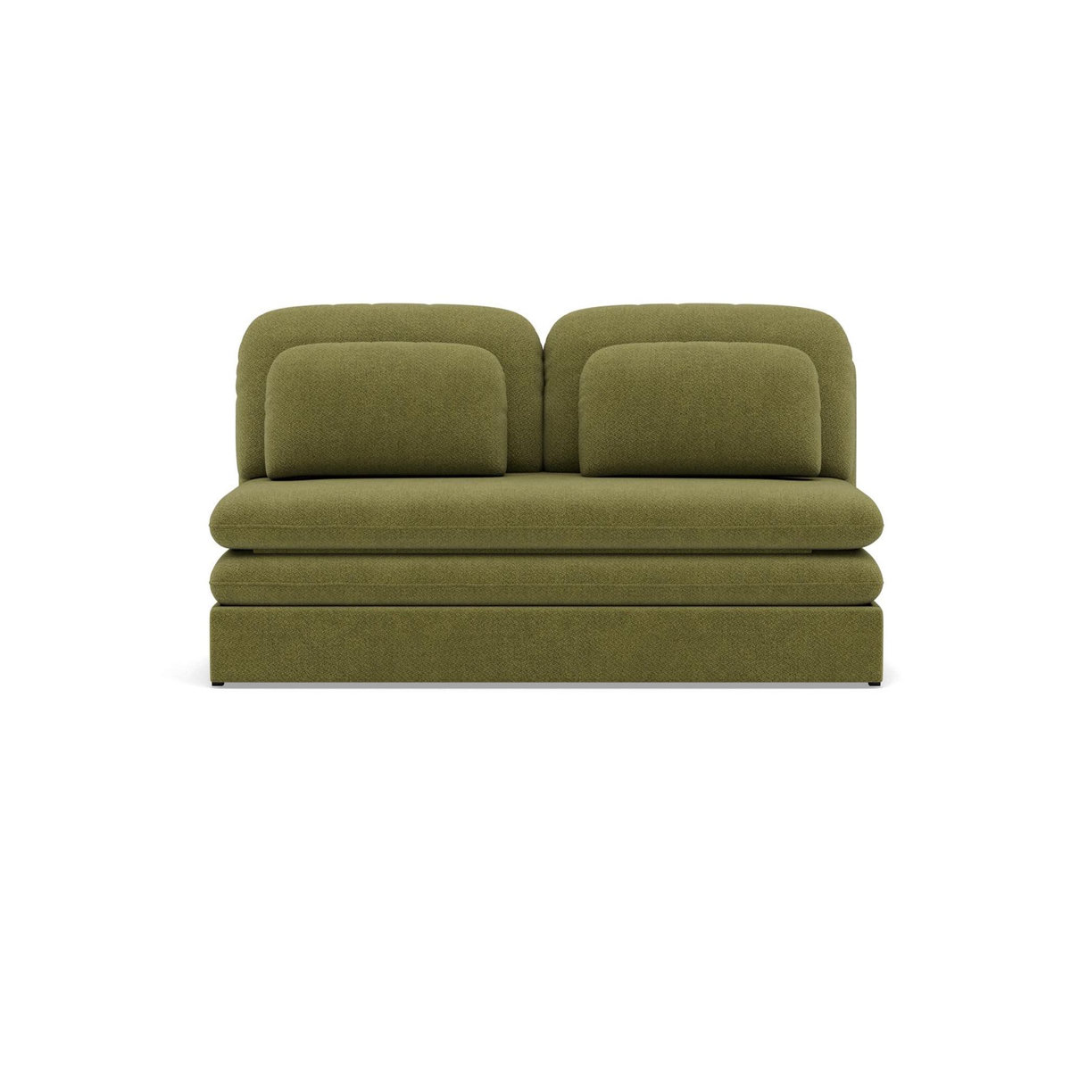 LISA DESIGN Ysal - canapé 3 places convertible déplimousse en velours texturé