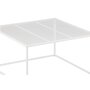 Voir la diapositive 4 : Paris Prix Table Basse en Métal  Netz  80cm Blanc