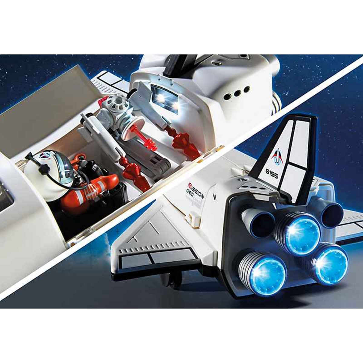 PLAYMOBIL 6196 - Navette spatiale et spationautes