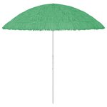 VIDAXL Parasol de plage Hawaii vert 300 cm