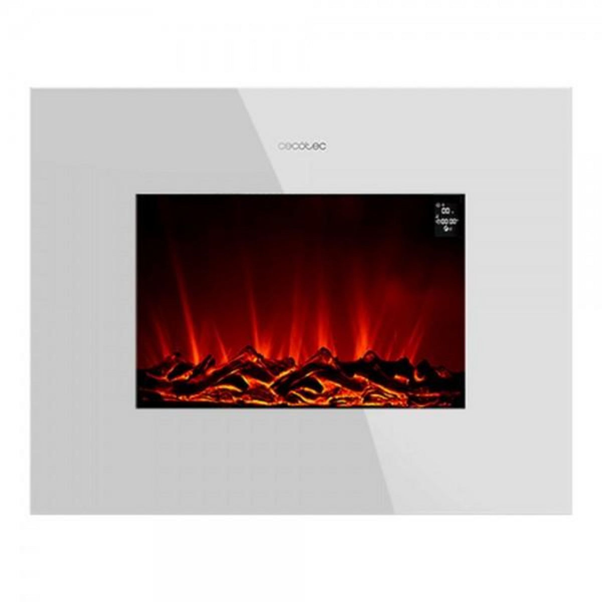 CECOTEC Cheminée murale électrique décorative Cecotec ReadyWarm 2690 Flames Connected Blanc 1000 - 2000 W 2000 W