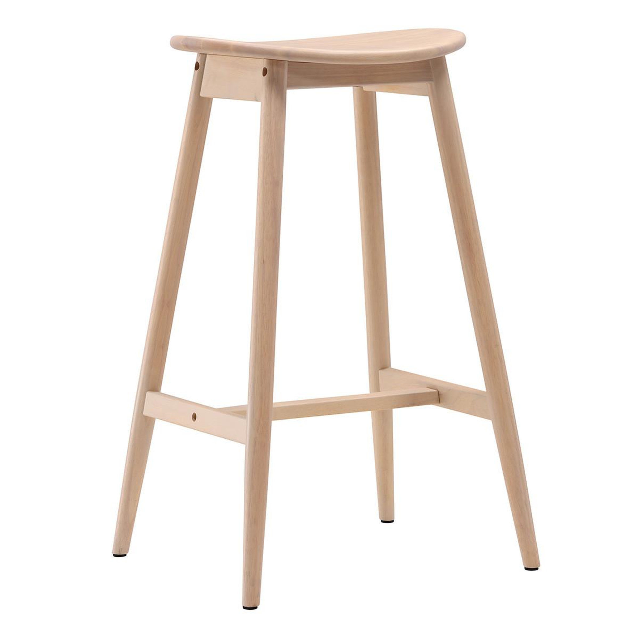 Paris Prix Tabouret de bar en bois  orust  76cm naturel