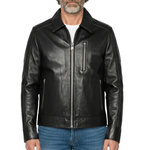 Schott Blouson Noir Homme Schott LCADAMBRO. Coloris disponibles : Marron