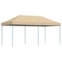 Voir la diapositive 2 : VIDAXL Tente de reception pliable escamotable beige 580x292x315 cm