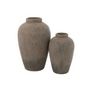 Voir la diapositive 2 : Paris Prix Vase Pot en Argile  Maru  45cm Marron