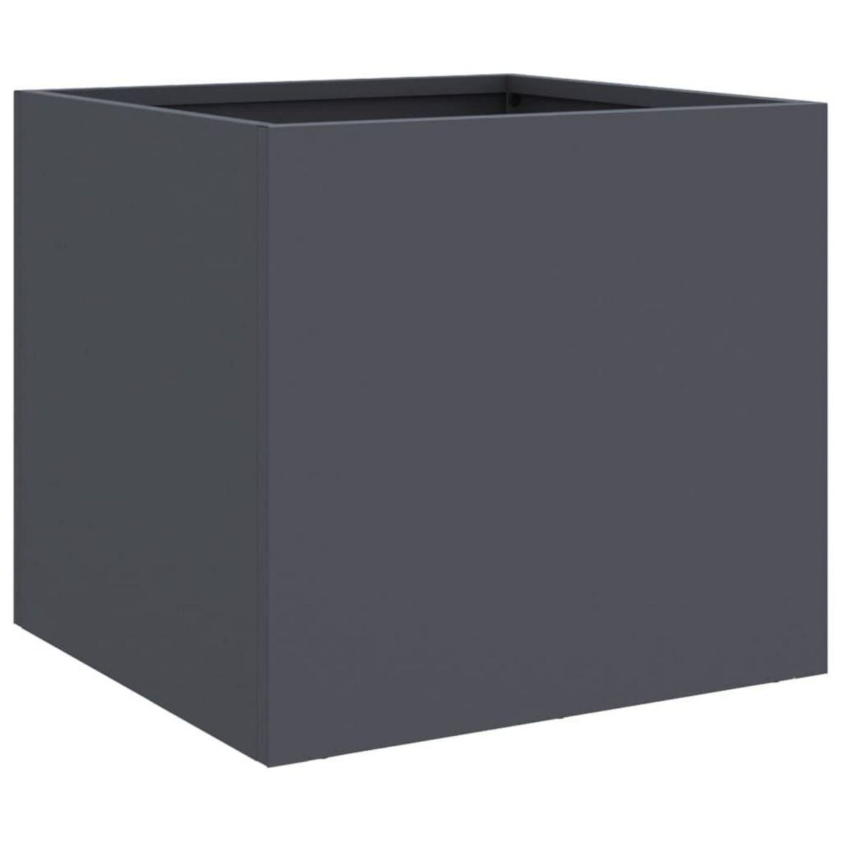 VIDAXL Jardiniere anthracite 32x30x29 cm acier