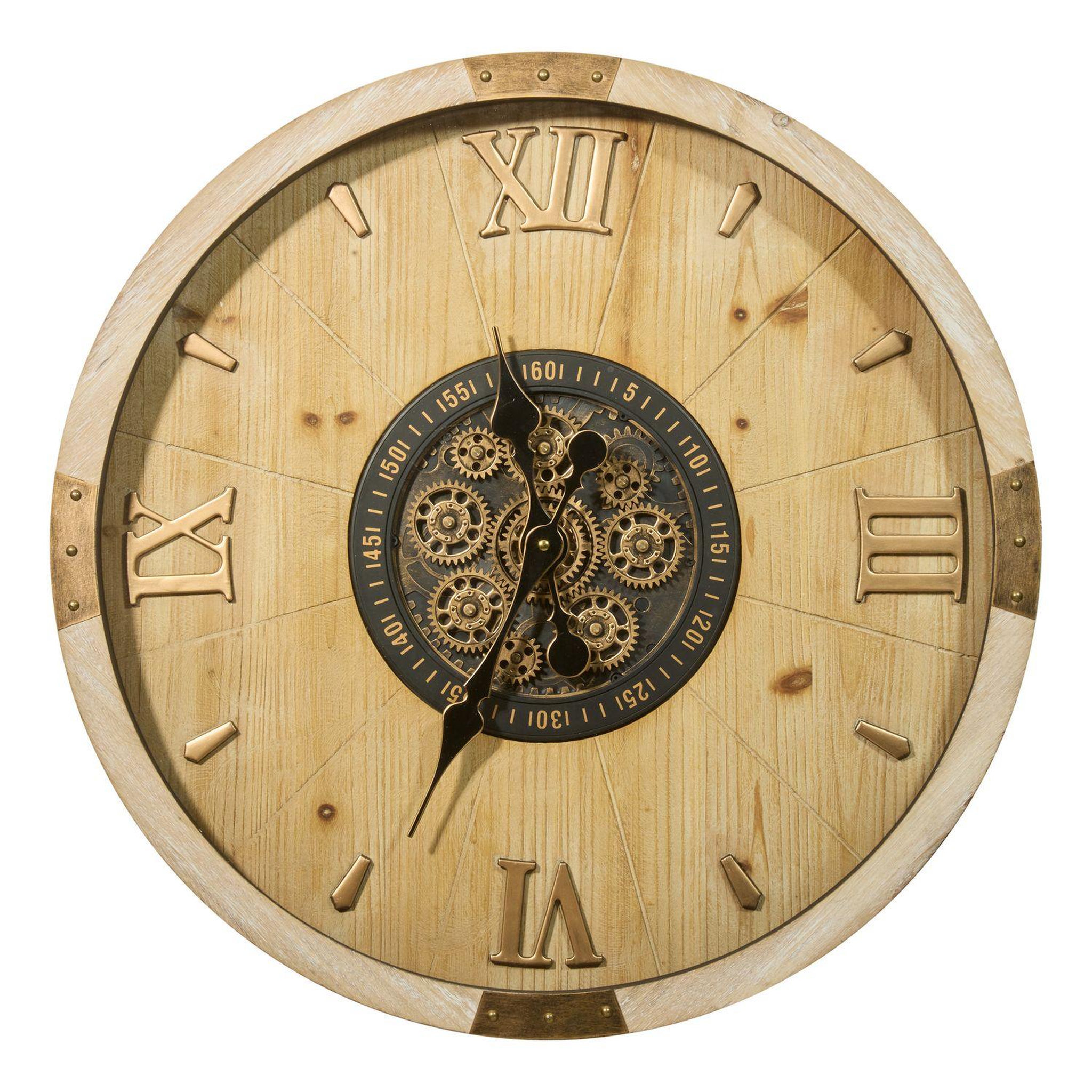 ATMOSPHERA Horloge en bois avec mécanisme micka - beige