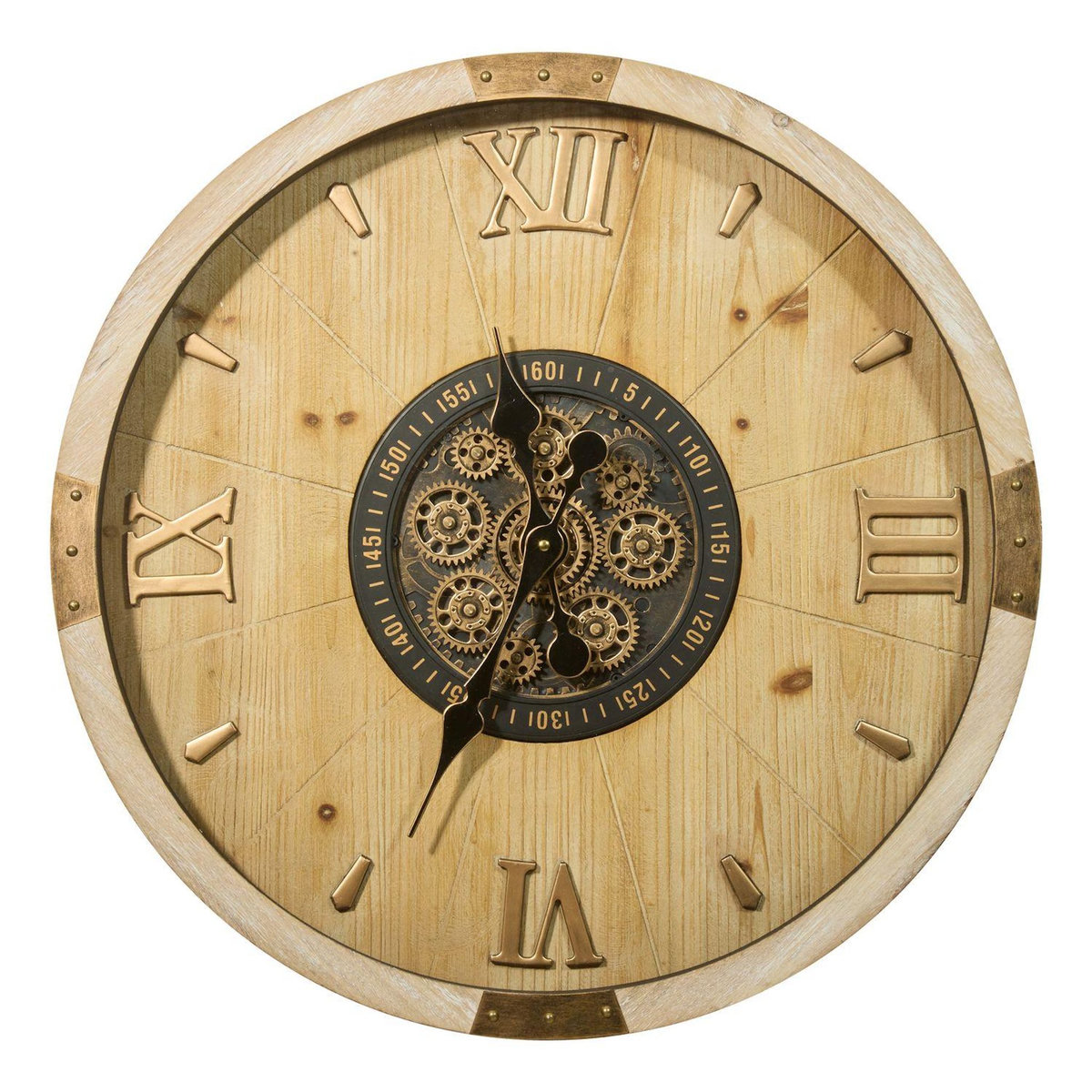 ATMOSPHERA Horloge en bois avec mécanisme MICKA - Beige