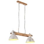VIDAXL Lampe suspendue industrielle 25 W Argente 109 cm E27