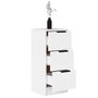 Voir la diapositive 5 : VIDAXL Buffet Blanc 30x30x70 cm Bois d'ingenierie