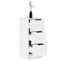 Voir la diapositive 5 : VIDAXL Buffet Blanc 30x30x70 cm Bois d'ingenierie
