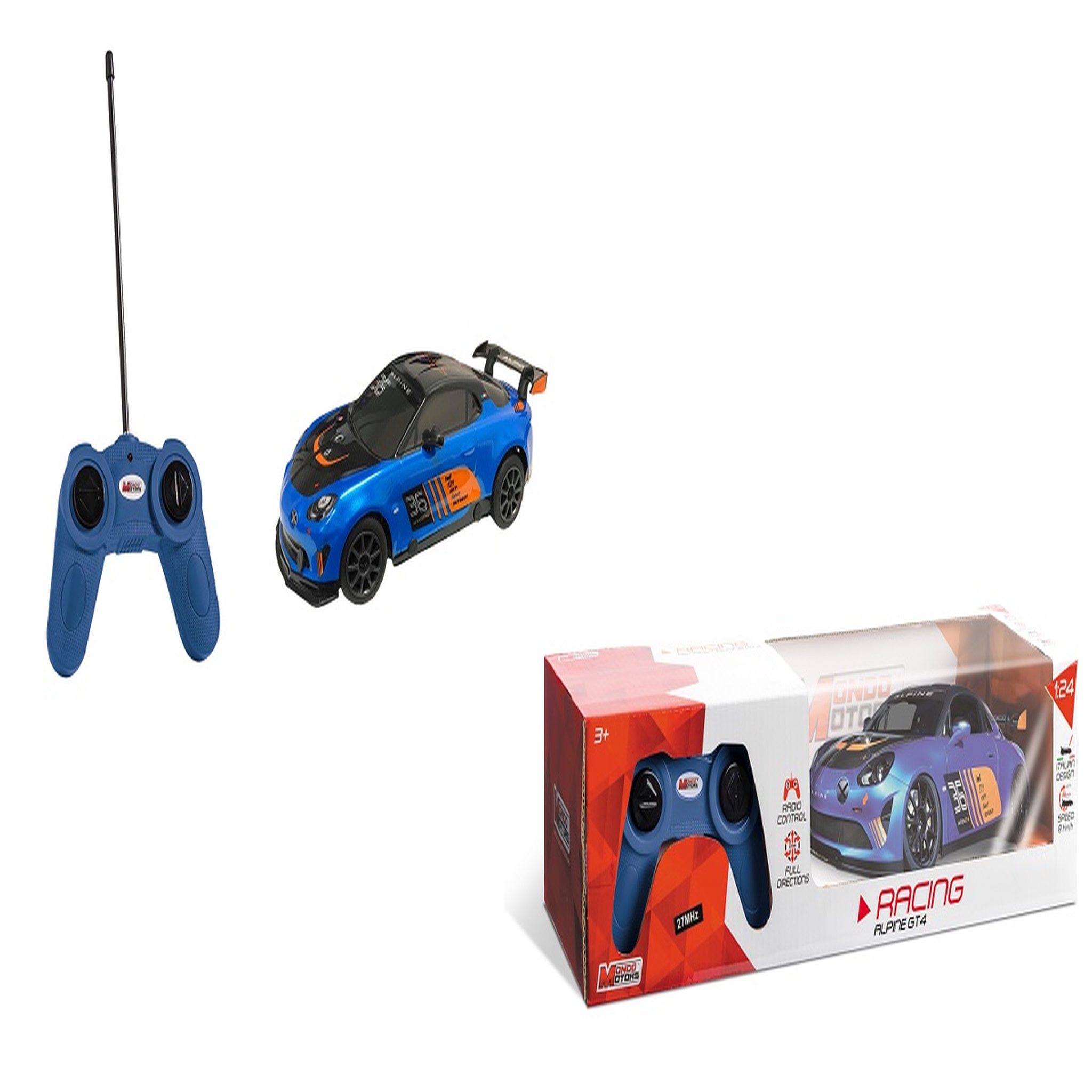 Voir la diapositive 5 : MONDO Alpine GT4 radiocommandée 1/24ème