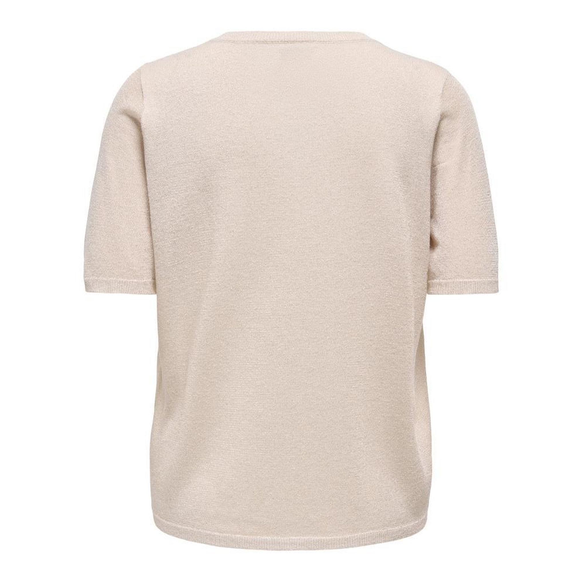 Voir la diapositive 2 : JACQUELINE DE YONG T-Shirt Beige Femme JDY Bodilla