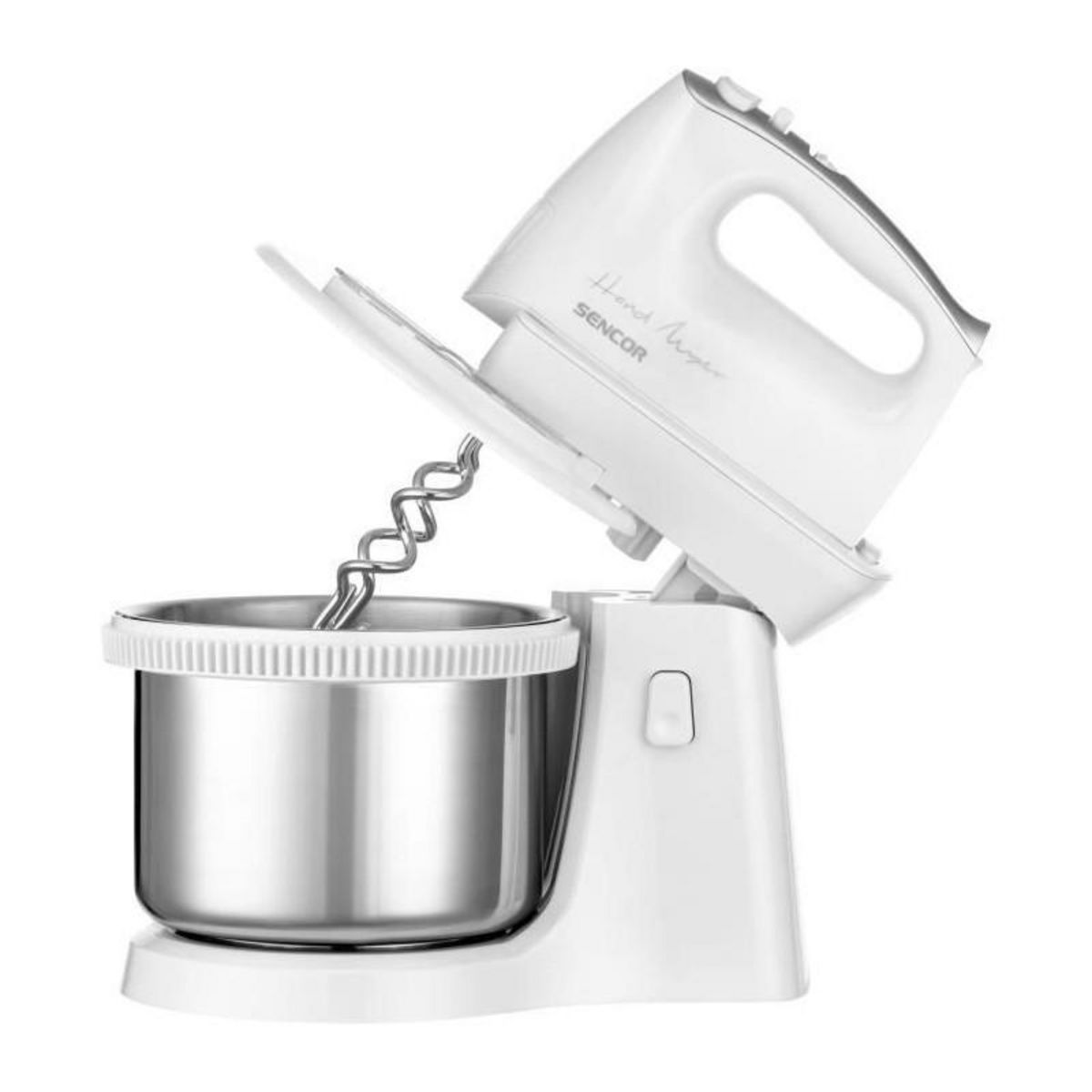 SENCO Batteur a main avec bol rotatif - SENCOR - SHM6206SS - 500W - Argent