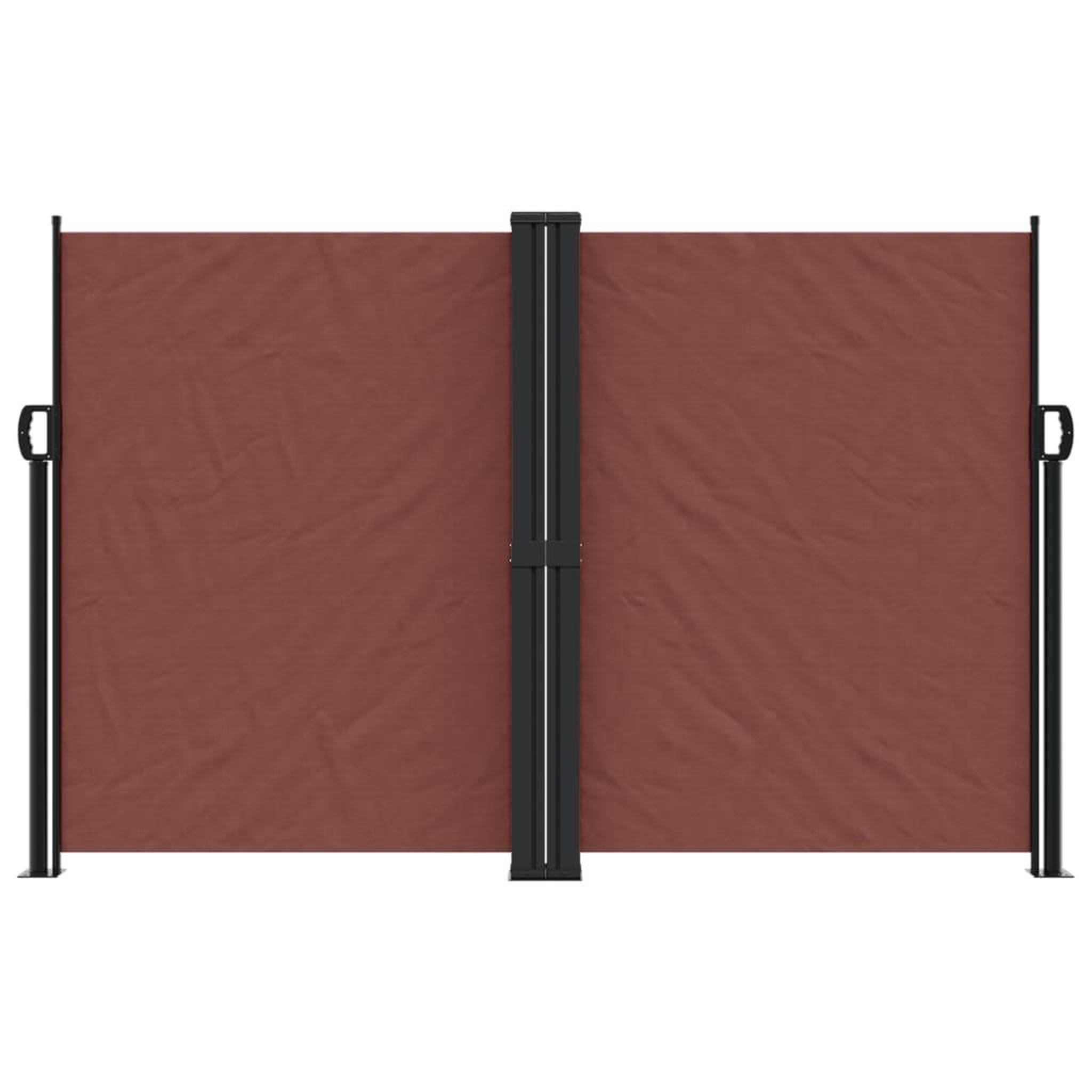 Voir la diapositive 3 : VIDAXL Auvent lateral retractable marron 160x1200 cm