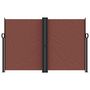 Voir la diapositive 3 : VIDAXL Auvent lateral retractable marron 160x1200 cm