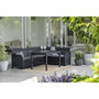 Voir la diapositive 2 : ALLIBERT by KETER Salon de jardin avec table basse 2 en 1 - en résine - Allibert by KETER - 6 personnes - SanRemo - Gris graphite