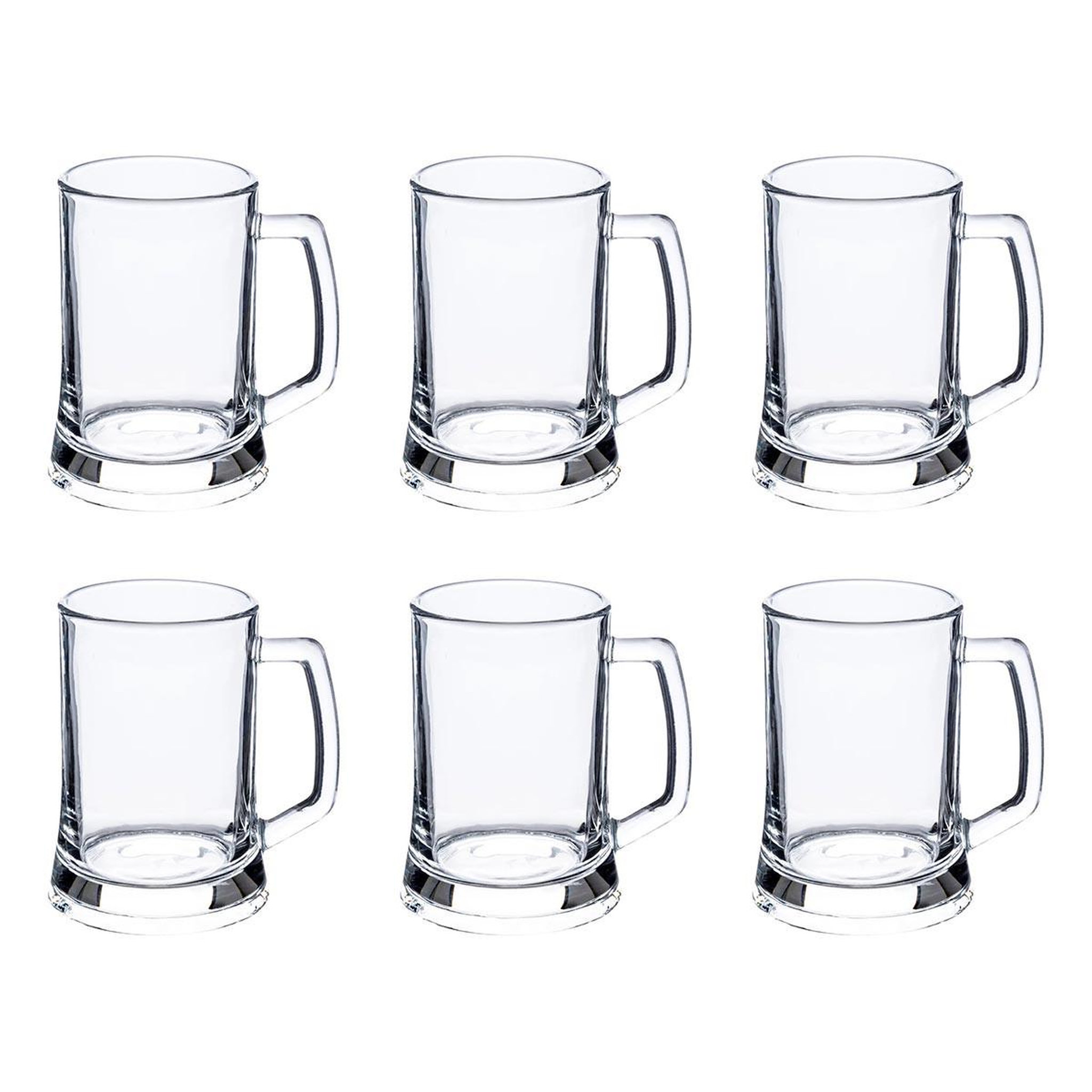 SECRET DE GOURMET Lot de 6 verres à bière  raphaël  50cl transparent