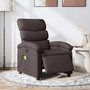 Voir la diapositive 1 : VIDAXL Fauteuil de massage inclinable electrique Marron fonce Tissu